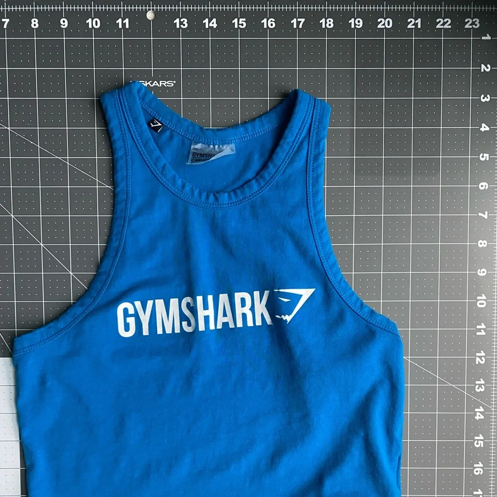 Gymshark Tank Top Blue Size M - Picture 5 of 5
